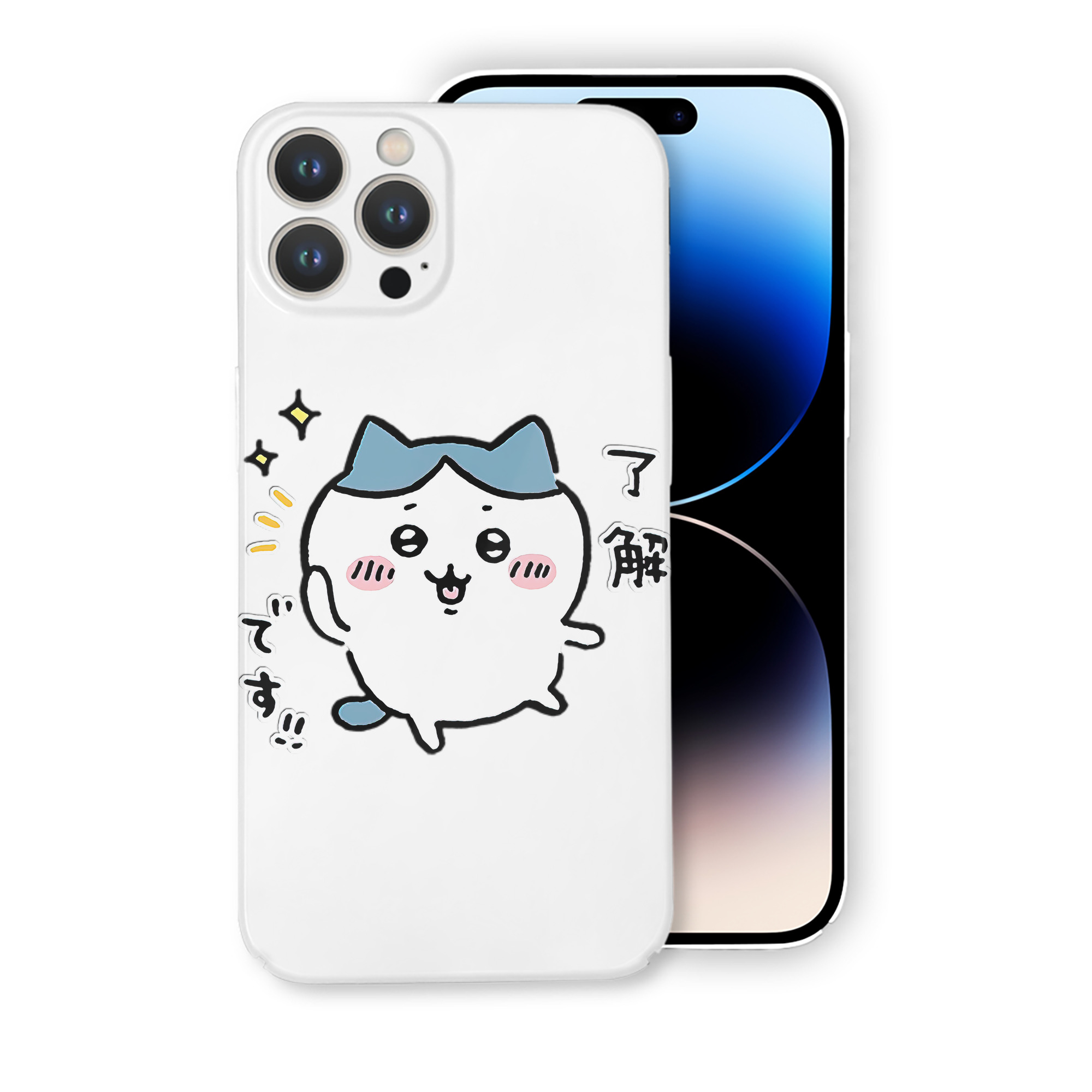 （画像用） ちいかわ ハチワレ Chii-kawa hachiware 【iPhone 14シリーズ対応】ハードケース